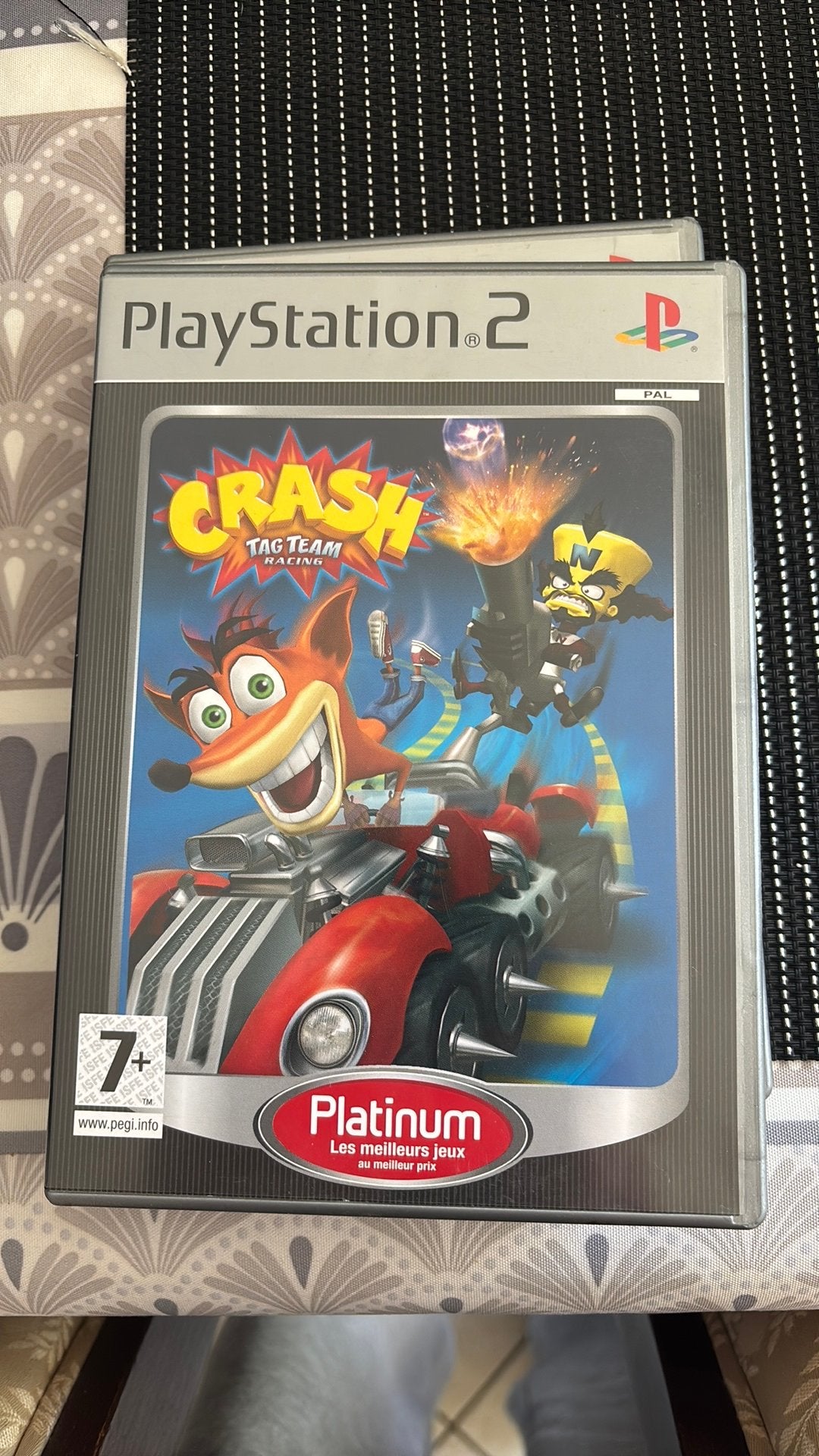 Crash Tag Team Racing — Platinum-editie op PS2, Ophalen, Racen en Vliegen, 2 spelers, Zo goed als nieuw