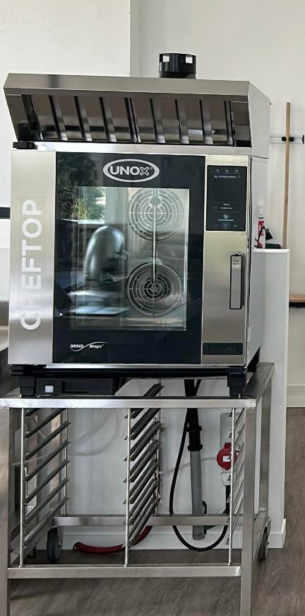 Unox Cheftop met afzuigkap en onderstel, Enlèvement