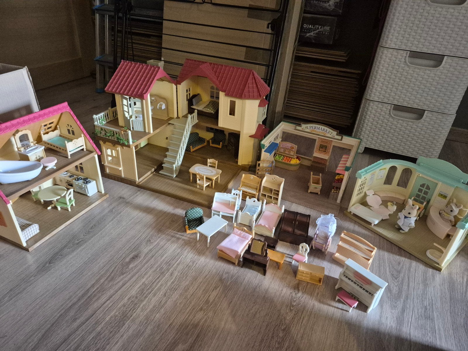 Groot lot Sylvanian, Ophalen