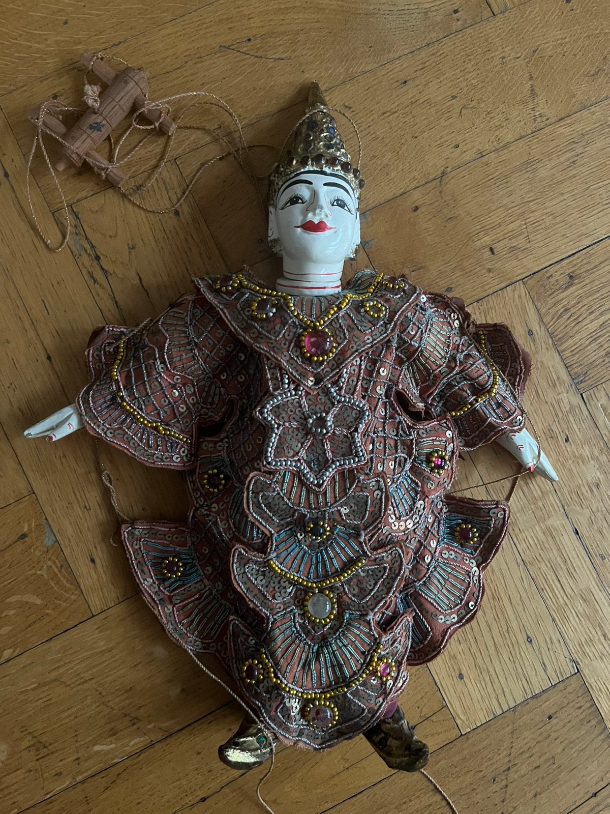 Marionnette poupee Thailandaise, Antiquités & Art, Enlèvement