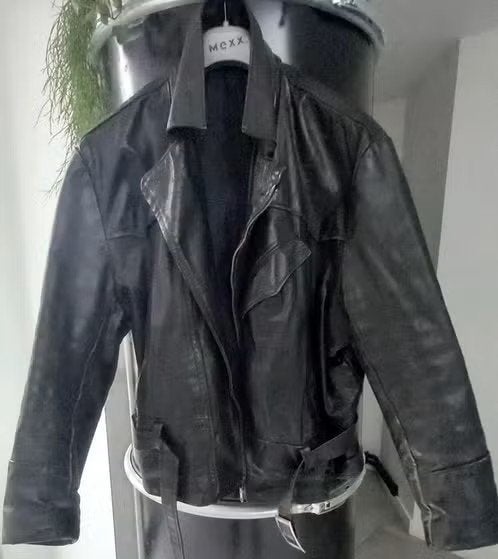 Stoere zwarte lederen vest XL, Zwart, Maat 46/48 (XL) of groter, Gedragen, Ophalen