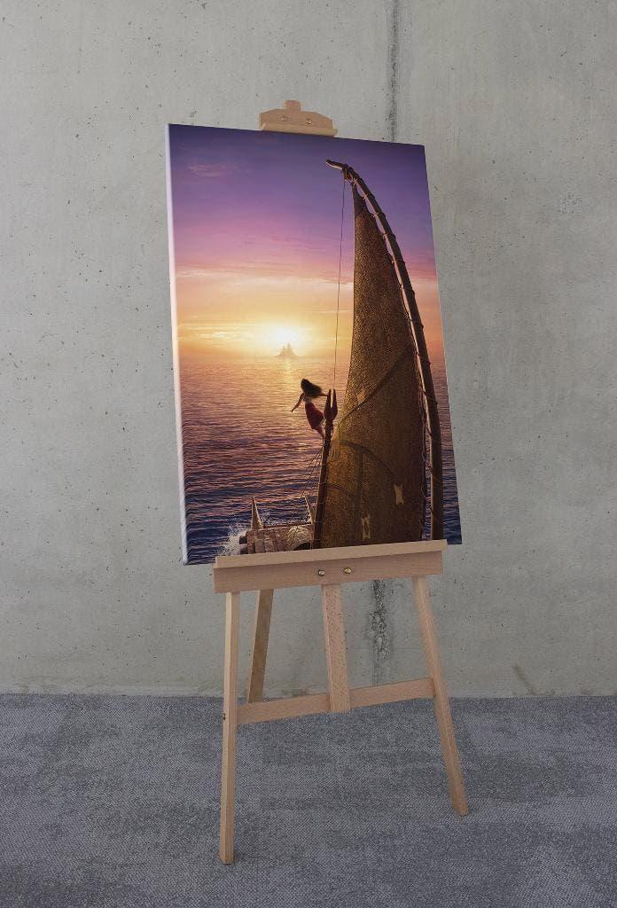 Vaiana Canvas - 60x90 cm - Disney Schilderij, Enlèvement ou Envoi, Neuf, Décoration murale