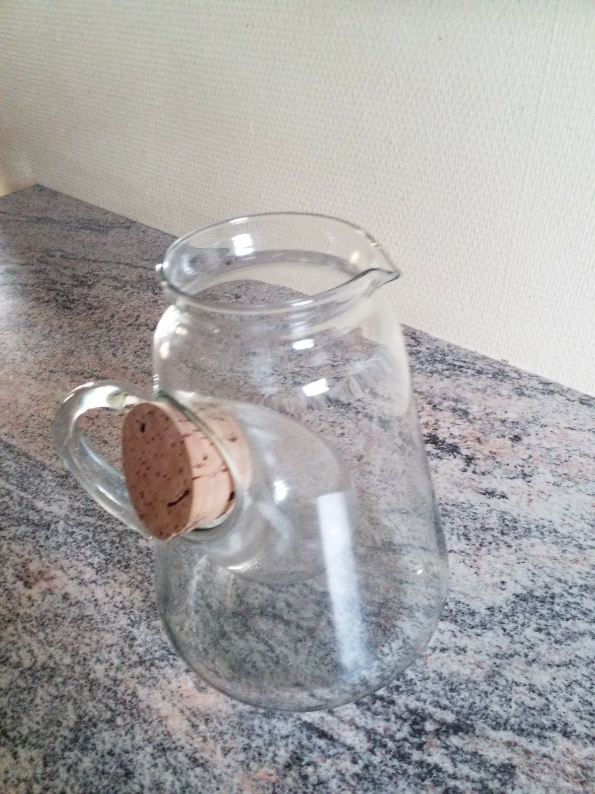 Carafe avec bouchon de liège, Maison & Meubles, Enlèvement ou Envoi, Neuf, Verre