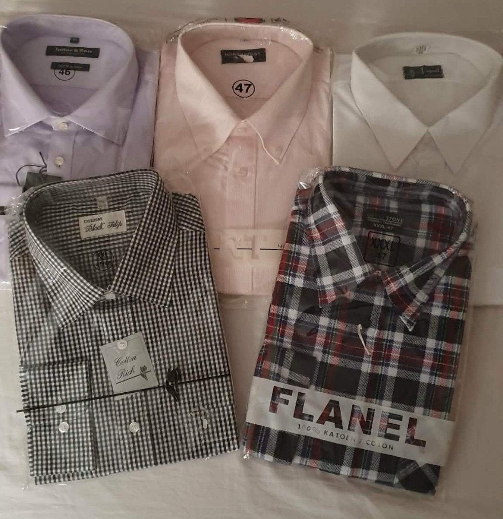 LOT CHEMISES HOMMES NEUF XXL (46-47) JAMAIS DEBALLES, Vêtements | Hommes, Chemises, Enlèvement, Comme neuf, Autres tours de cou