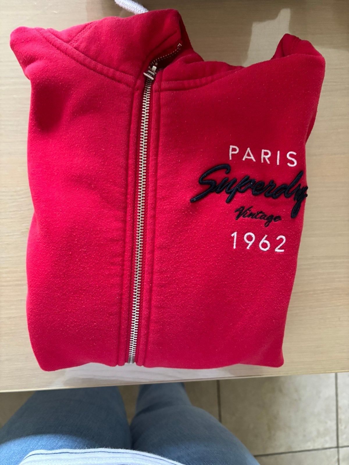Superdry vest maat L, Kleding | Dames, Ophalen of Verzenden, Gedragen, Maat 42/44 (L), Rood