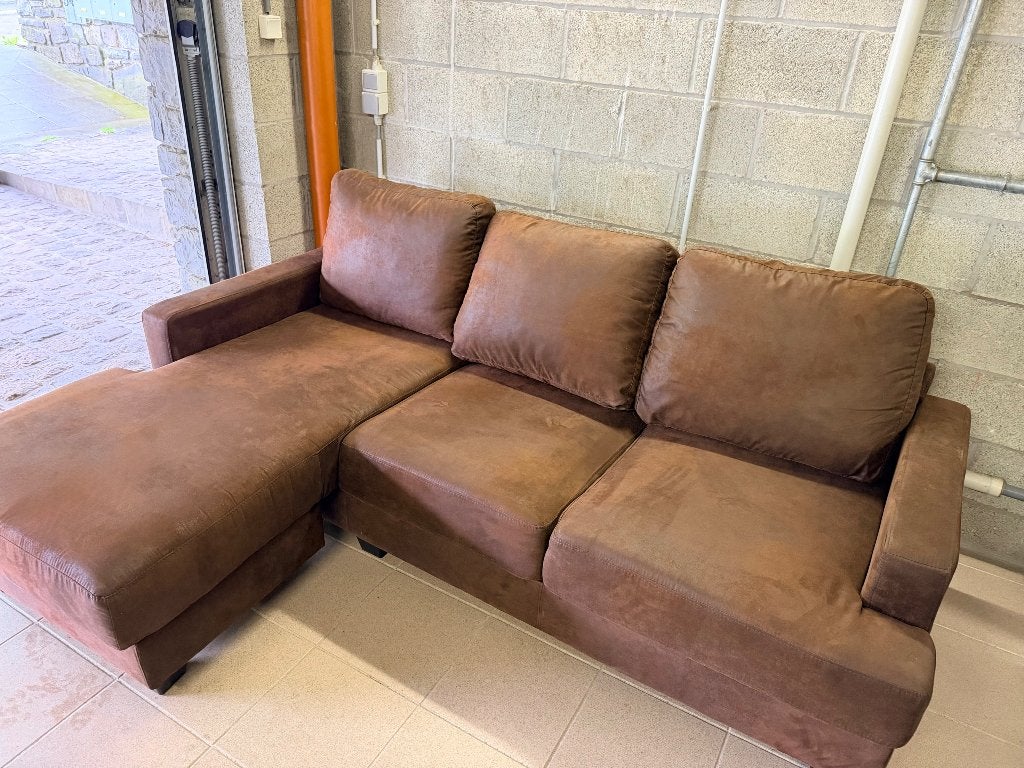 Fauteuil (en suédine) de Maison du Monde, nouveau, Maison & Meubles, Fauteuils, Neuf, Autres matériaux, 125 cm ou plus, 75 à 100 cm