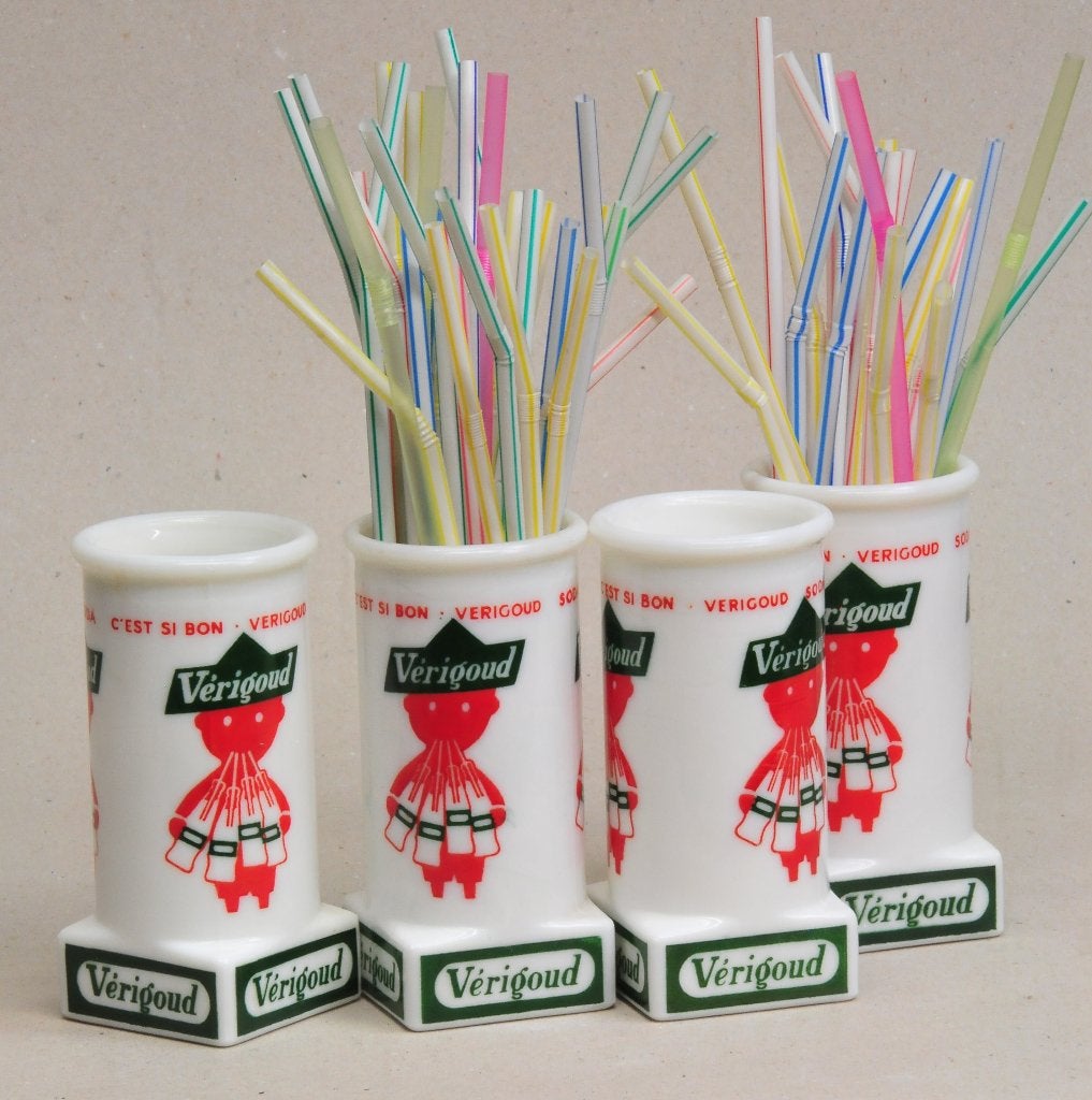 Vérigoud Soda • Porte pailles • 60s Savignac • limonade, Collections, Marques & Objets publicitaires, Envoi