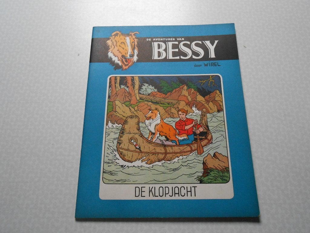Bessy 13 De klopjacht 1956 1 ste druk., Boeken, Stripverhalen, Eén stripboek, Ophalen of Verzenden, Zo goed als nieuw