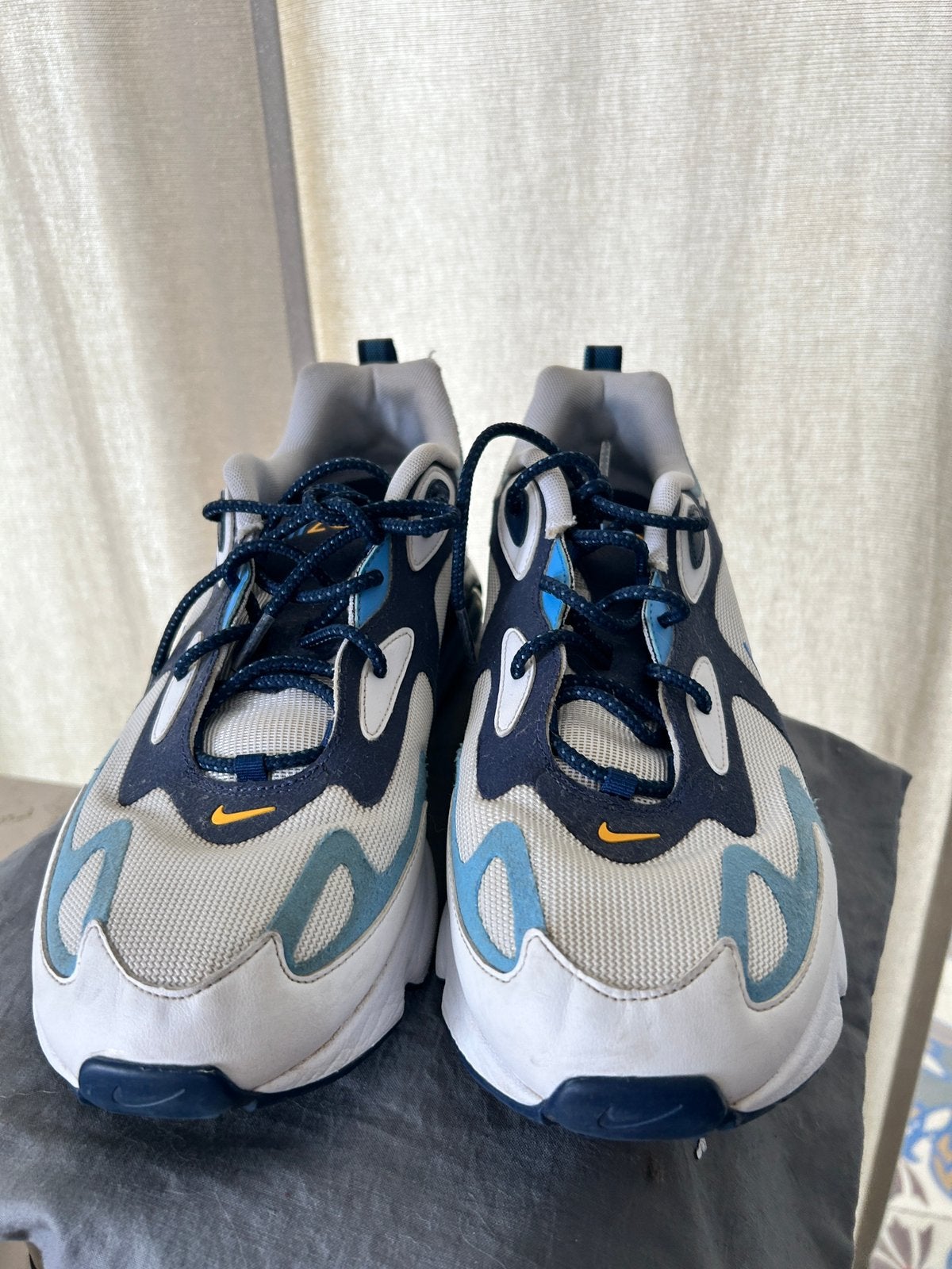 Nike Air Max 200 witblauw 46 US12, Gebruikt, Ophalen of Verzenden, Hardlopen, Hardloopschoenen