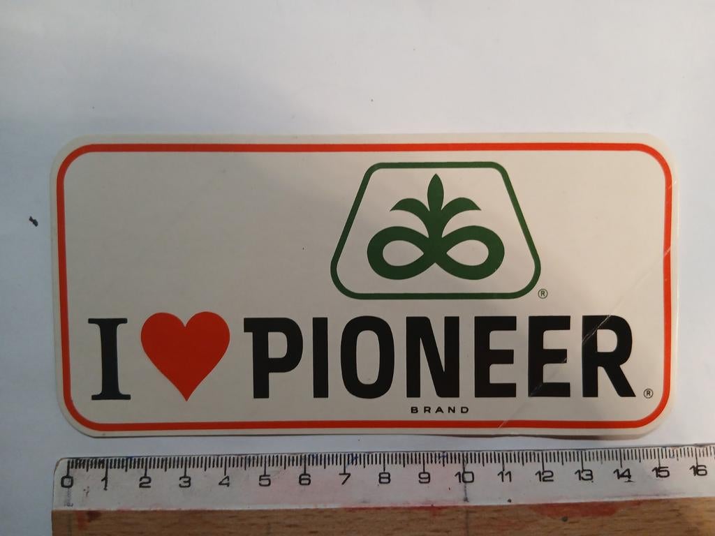 Sticker Pioneer, Audio, Tv en Foto, Versterkers en Ontvangers, Ophalen of Verzenden, Pioneer