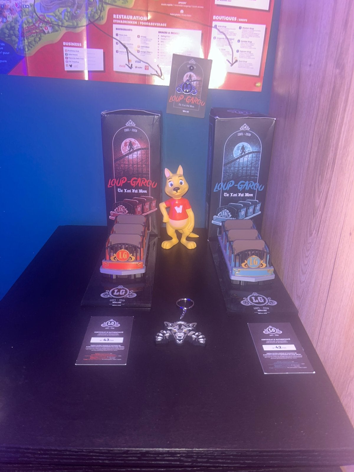 Loup Garou / Weerwolf WAB | Trein Miniatuur | WALIBI MERCH, Ophalen, Zo goed als nieuw