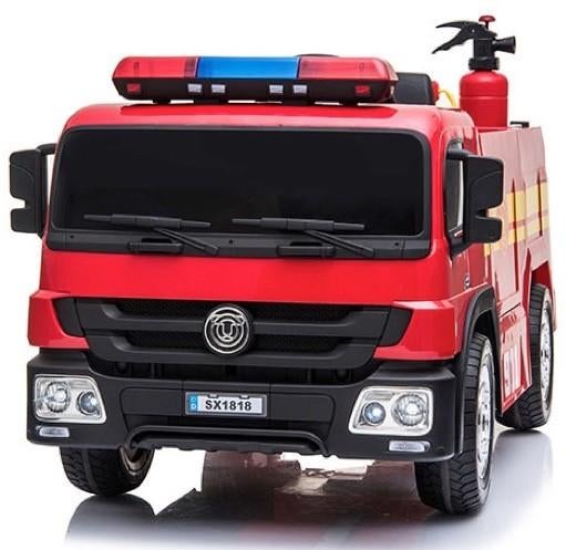 Voiture électrique enfant • CAMION DE POMPIER 12V 10Ah • Lux, Enlèvement, Neuf
