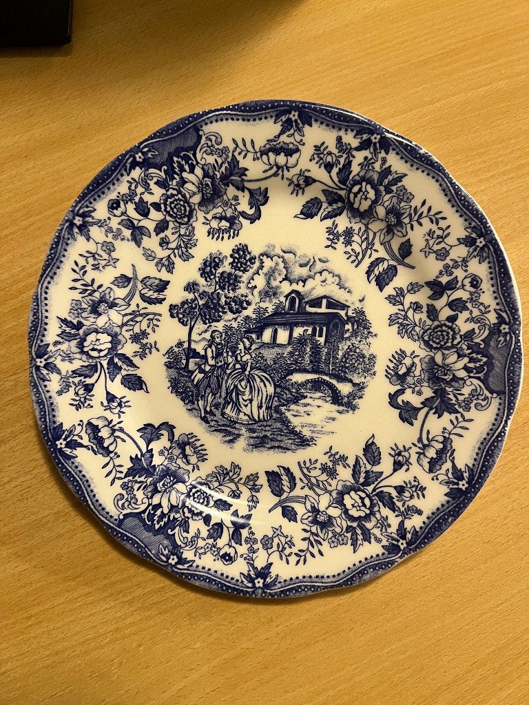 Ironstone Tableware – Assiette bleu blanc, Antiquités & Art, Enlèvement ou Envoi