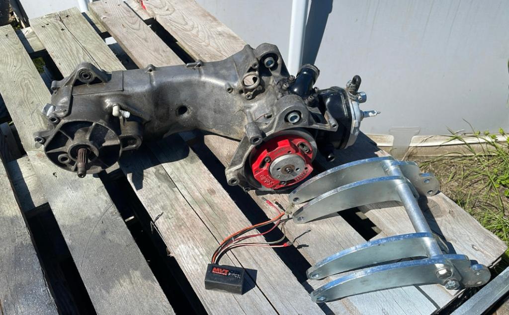 aerox blok met spitro achterbrug, Fietsen en Brommers, Ophalen, Zo goed als nieuw, Yamaha