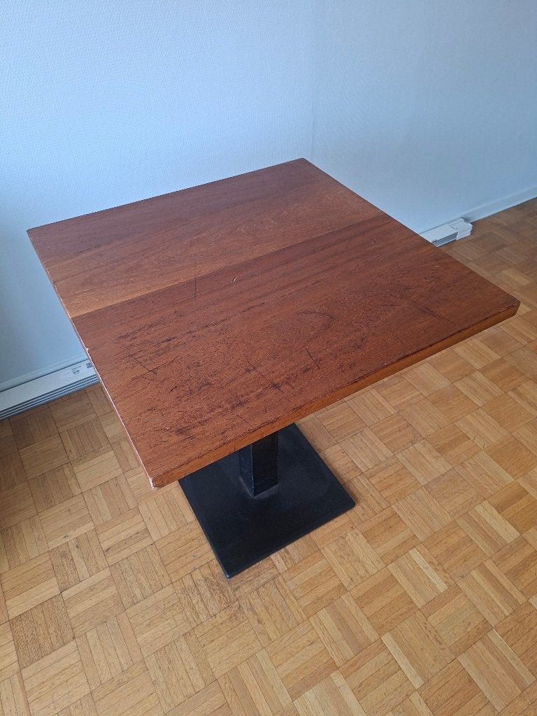 Vintage bijzettafeltje, Huis en Inrichting, Ophalen, Gebruikt, Vierkant, 55 tot 75 cm