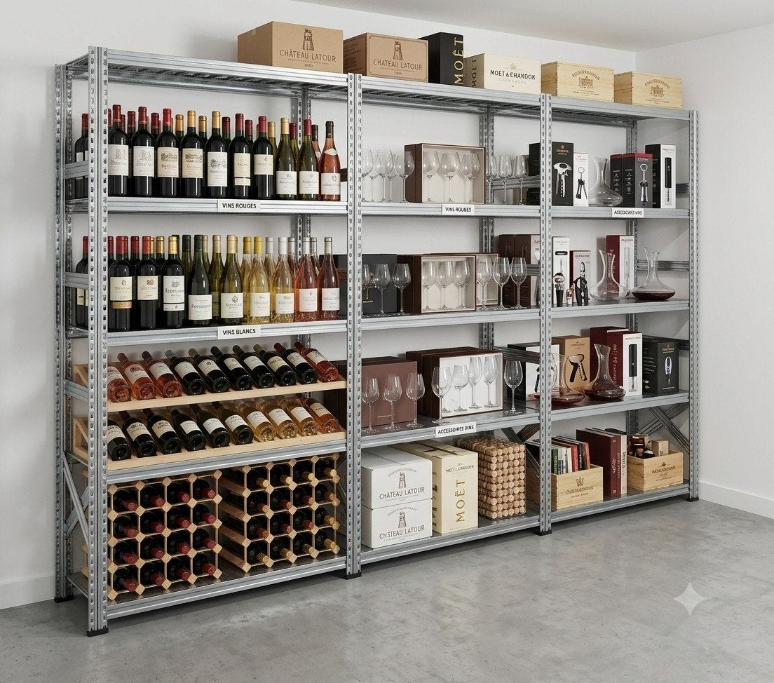 Étagère de rangement modulaire (rayonnage métallique), Maison & Meubles, Accessoires pour la Maison | Étagères, Neuf, Étagère/rayonnage