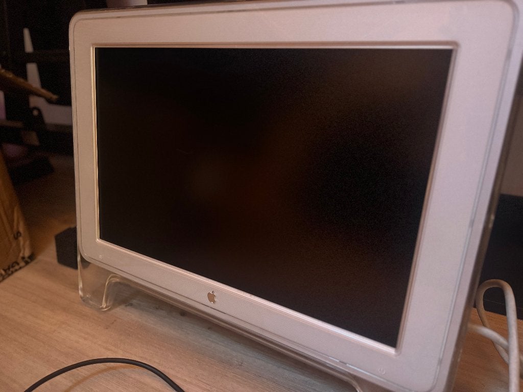 Vintage Apple Cinema Display 20” A1038 + DVI-ADC adapter, Enlèvement ou Envoi, Apple