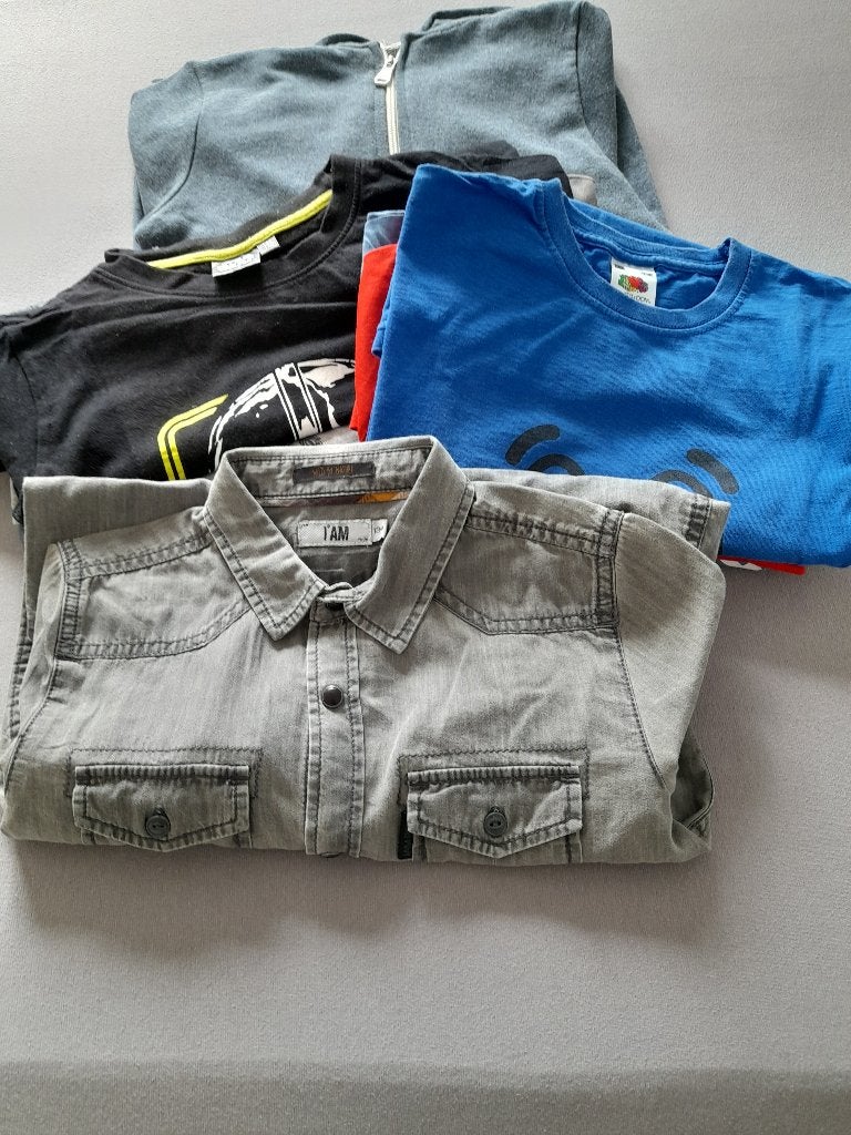 paquet de vêtements pour garçons taille 134/140, Garçon, Enlèvement ou Envoi, Chemise ou À manches longues, JBC