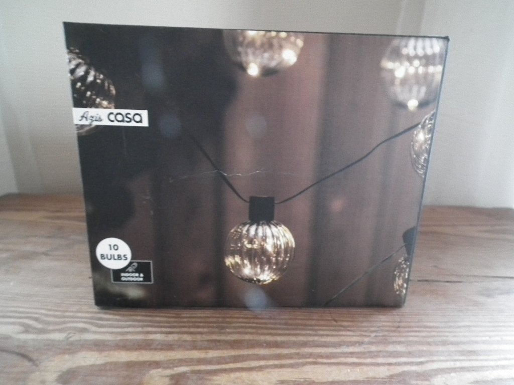 Guirlande lumineuse, intérieur & extérieur. avec 10 ampoules, Envoi