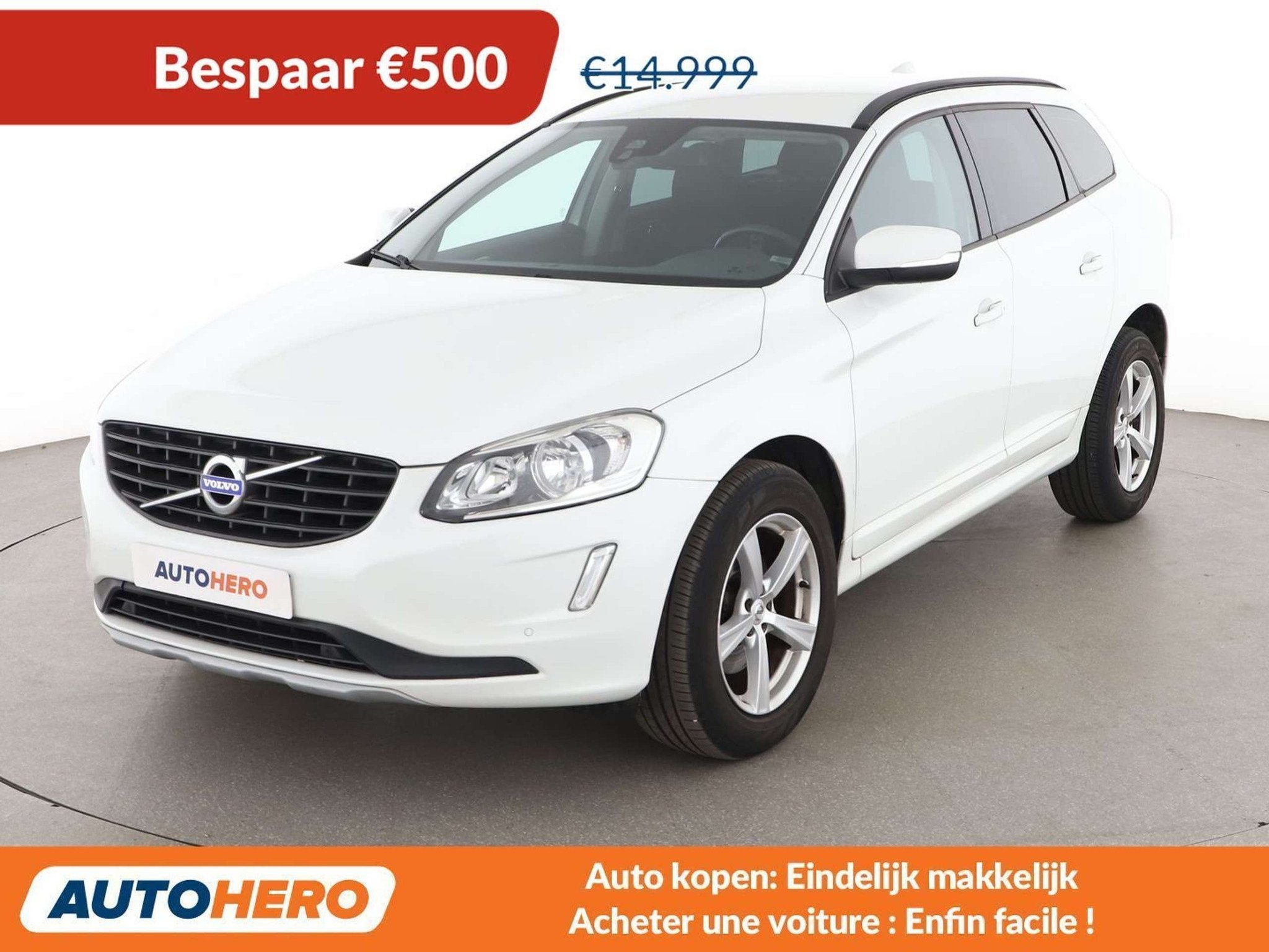 Volvo XC60 2.0 D3 Kinetic 2WD (bj 2016, automaat), Stof, Gebruikt, 1969 cc, 5 deurs