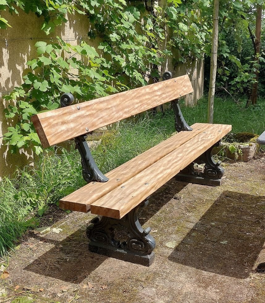 vieux banc de jardin en fonte banc de jardin robuste, Enlèvement