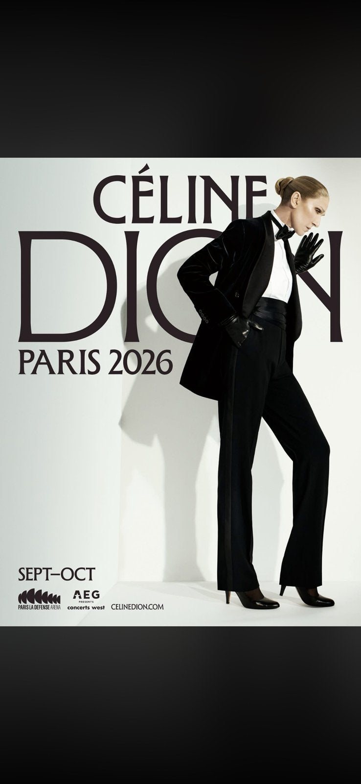 Céline Dion Paris 2026, Tickets & Billets
