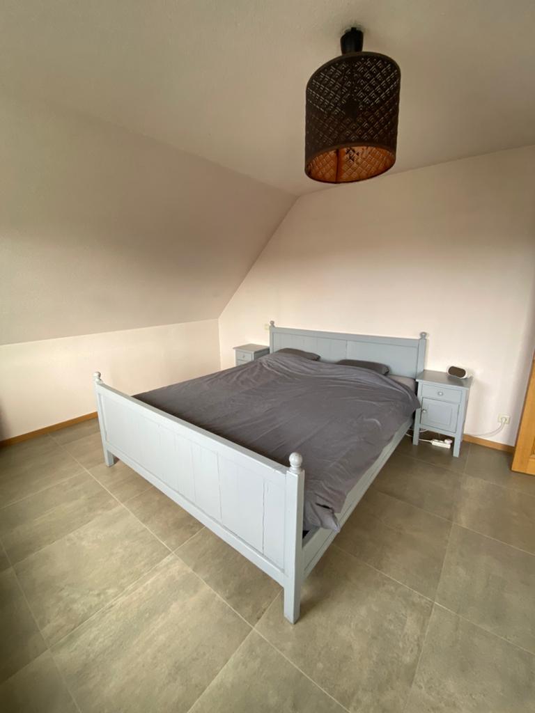 2-persoonsbed 180x200  incl. matras/lattenbodem/nachtkastjes, Huis en Inrichting, Ophalen, Gebruikt, Tweepersoons, 180 cm