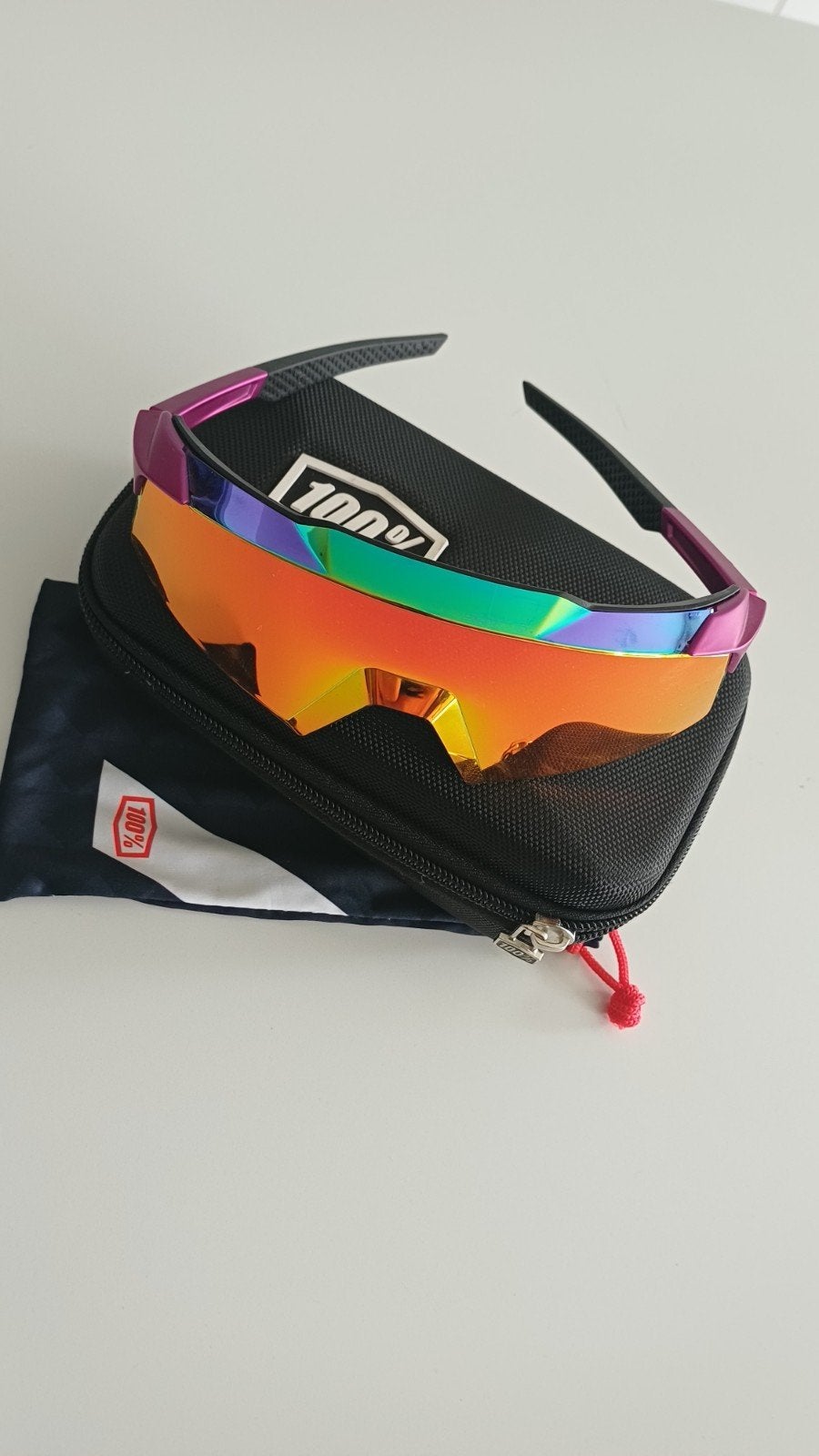 Lunettes de sport multicouches à lentille miroir 100 % aéron, Enlèvement