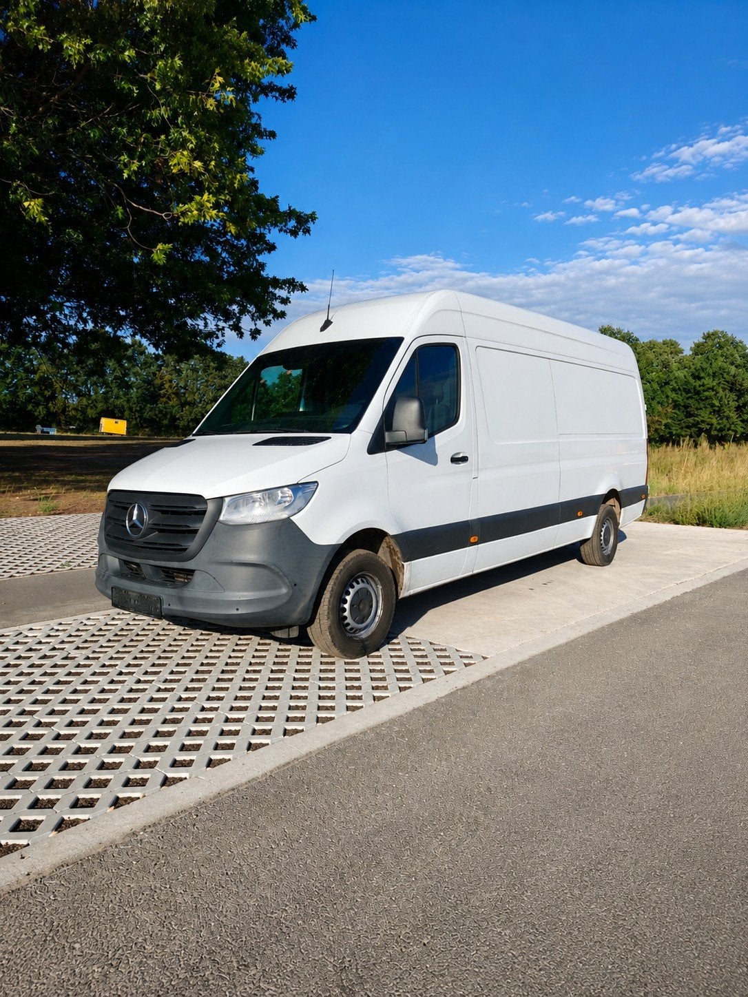 Mercedes-Benz Sprinter 316 L3H2 –2021, Auto's, 2800 kg, Wit, Bedrijf, Start-stop-systeem