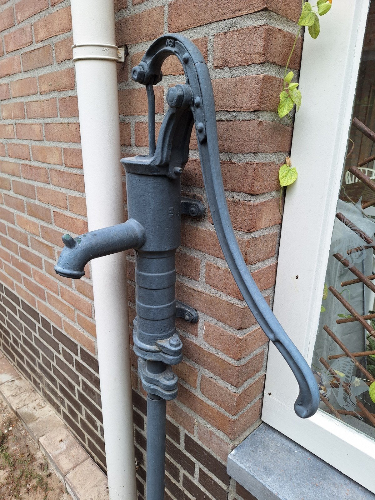 Nostalgische waterpomp, Tuin en Terras, Waterpompen, Ophalen, Gebruikt, Handmatig, Regentonpomp