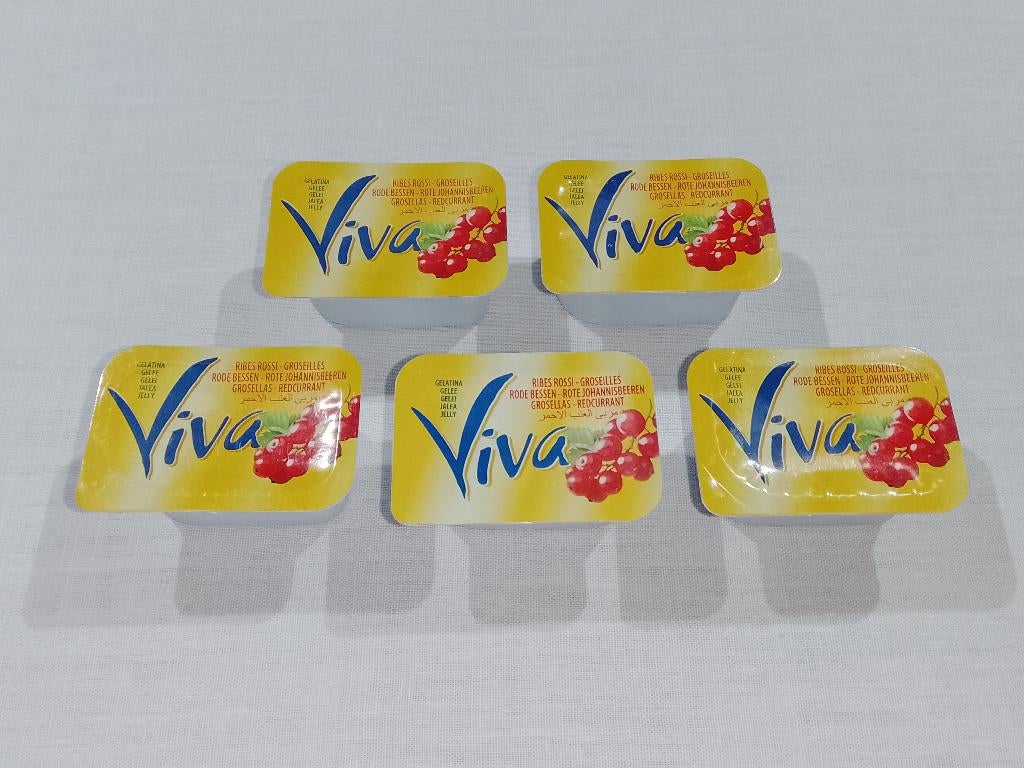 Viva Rode Bessenconfituur 25g – 5 x – Ongeopend, Ophalen