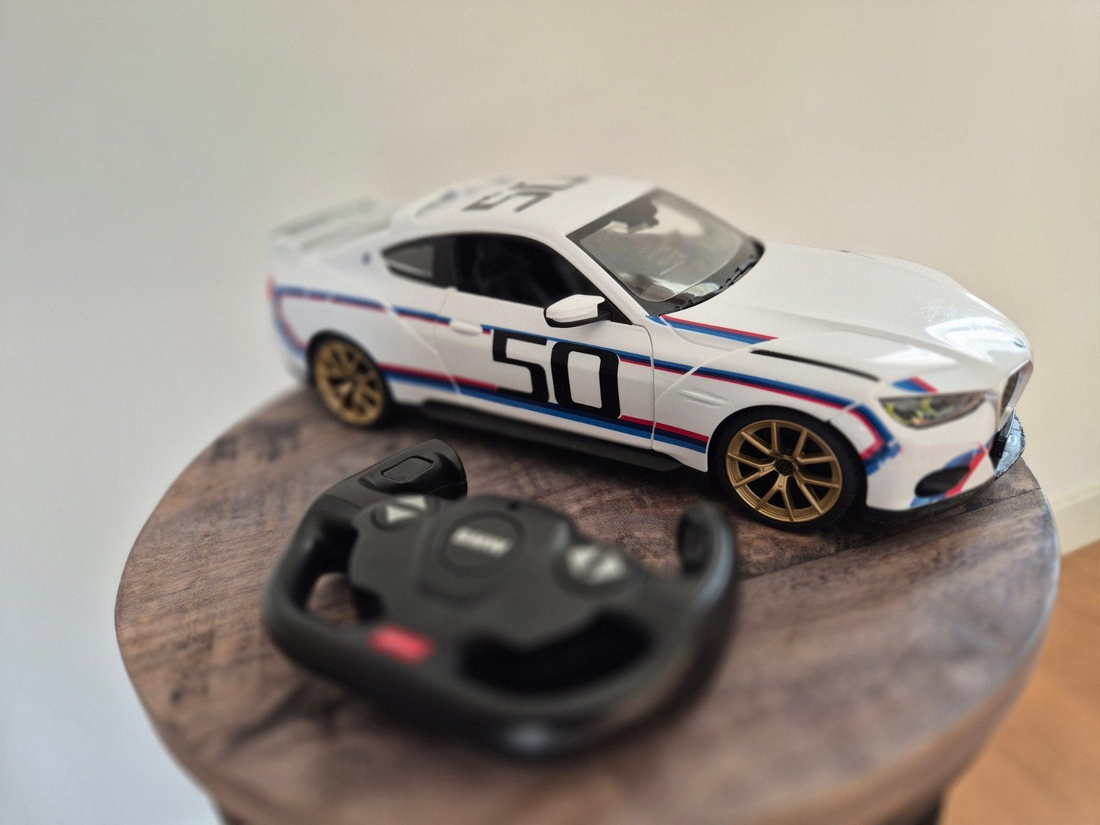 Rastar BMW 3.0 CSL 1:14 RC auto, Kinderen en Baby's, Overige merken, Onderdelen, Ophalen of Verzenden, Zo goed als nieuw