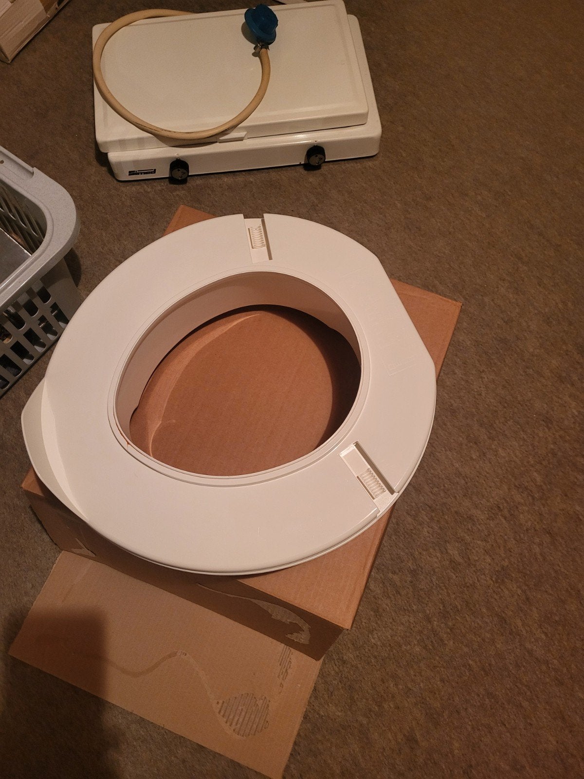 wc verhoger, Ophalen