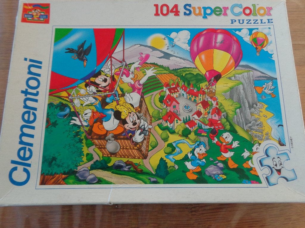 Puzzle CLEMENTONI DISNEY - Mickey et ses amis - 104 pièces, Enlèvement ou Envoi, Plus de 50 pièces, Utilisé, 6 ans ou plus