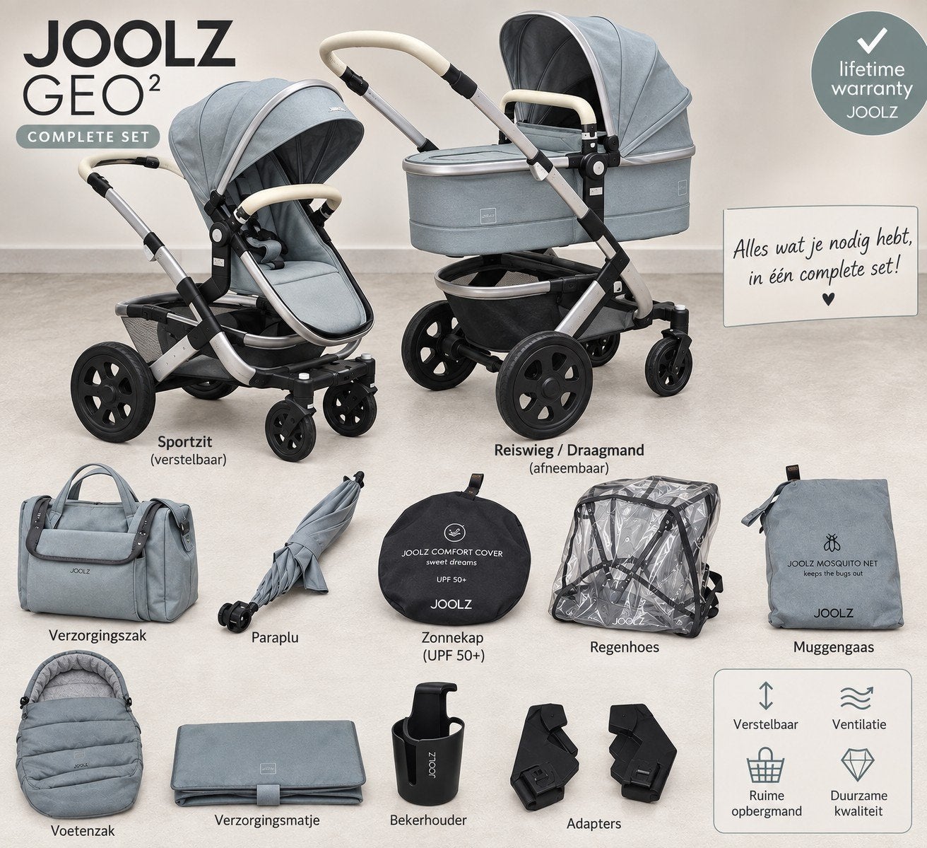 ⚠️⚠️⚠️Joolz geo2 kinderwagen⚠️⚠️, Kinderen en Baby's, Gebruikt, Luchtbanden, Ophalen, Kinderwagen