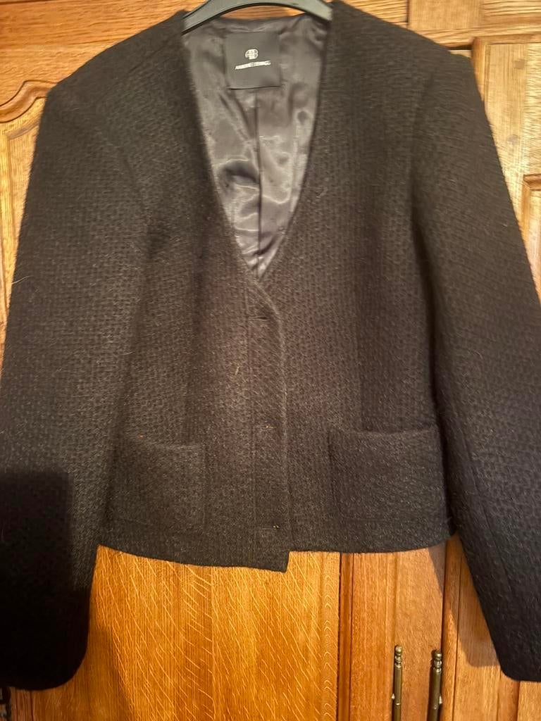 Jolie veste tweed Anine Bing t l, Ophalen of Verzenden, Zo goed als nieuw, Maat 38/40 (M), Zwart
