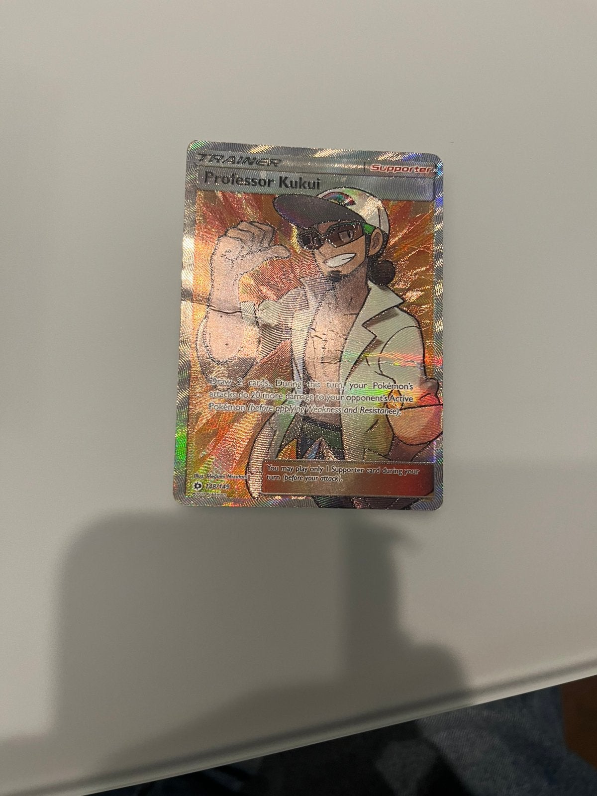 Professor kukui ultra rare sun and moon, Ophalen of Verzenden, Gebruikt