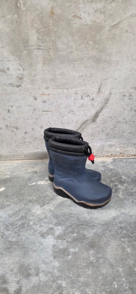 Blauwe Dunlop kinderlaarzen – maat 27, Kinderen en Baby's, Kinderkleding | Schoenen en Sokken, Ophalen, Gebruikt