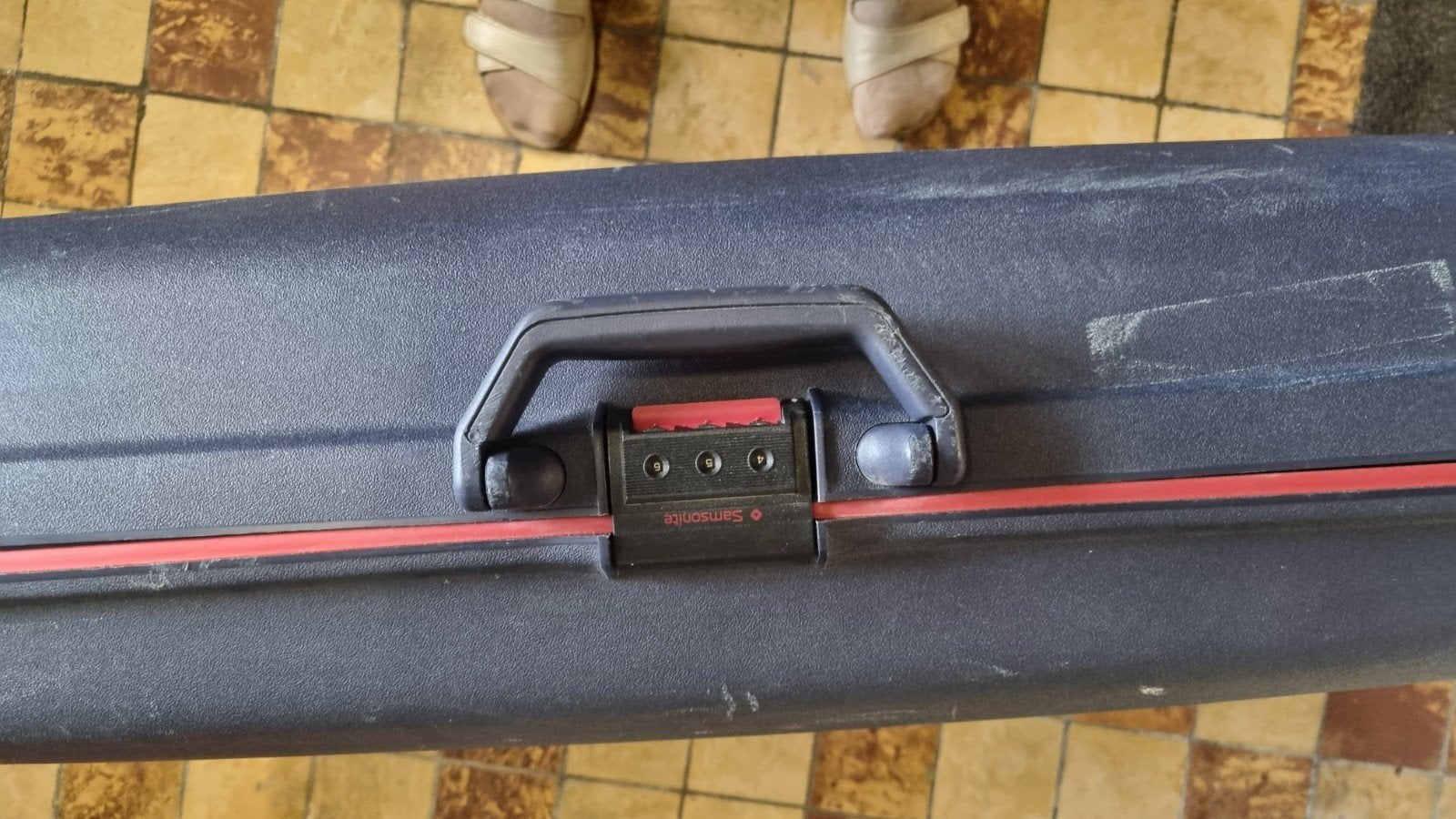 Valise Samsonite 70x55, Plastique dur, Enlèvement, Utilisé, 60 à 70 cm