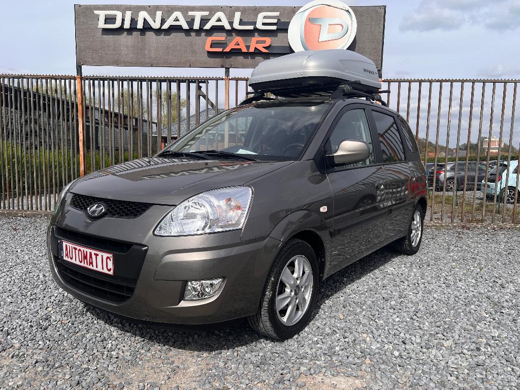 Hyundai Matrix 1.6i Automatique Faible Km, Autos, Cuir, Entreprise, Carnet d'entretien, Noir