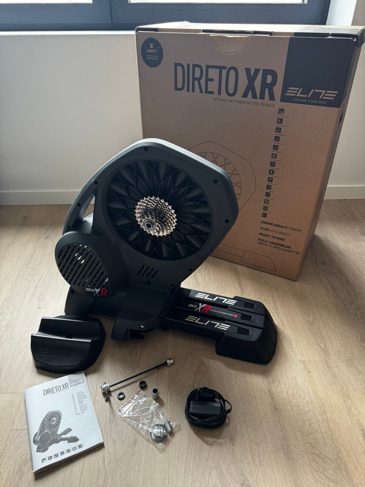 Elite Direto XR Smart Trainer – 2300W – 11-speed cassette, Enlèvement ou Envoi, Utilisé, Autres types