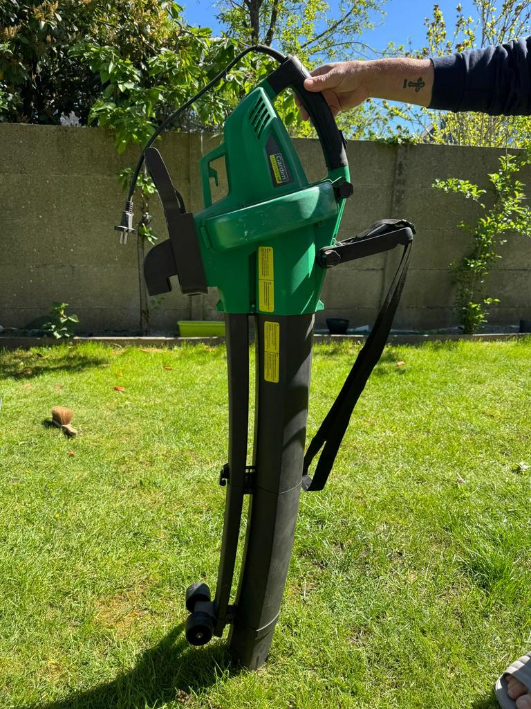 Bladblazer/zuiger zonder zak, Tuin en Terras, Ophalen, Gebruikt