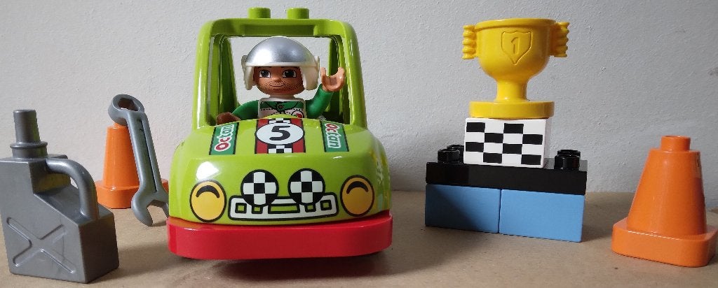 Rally Car - Duplo #10589 (2015), Ophalen, Gebruikt, Compleet, Duplo