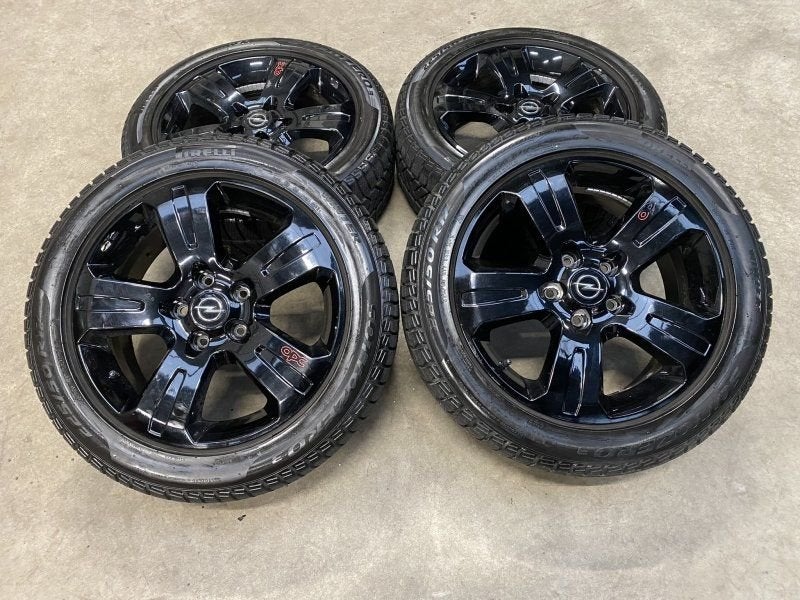 17 inch originele winterset Opel Insignia A 5x120 zwart, Auto-onderdelen, Gebruikt, -, -, Banden en Velgen
