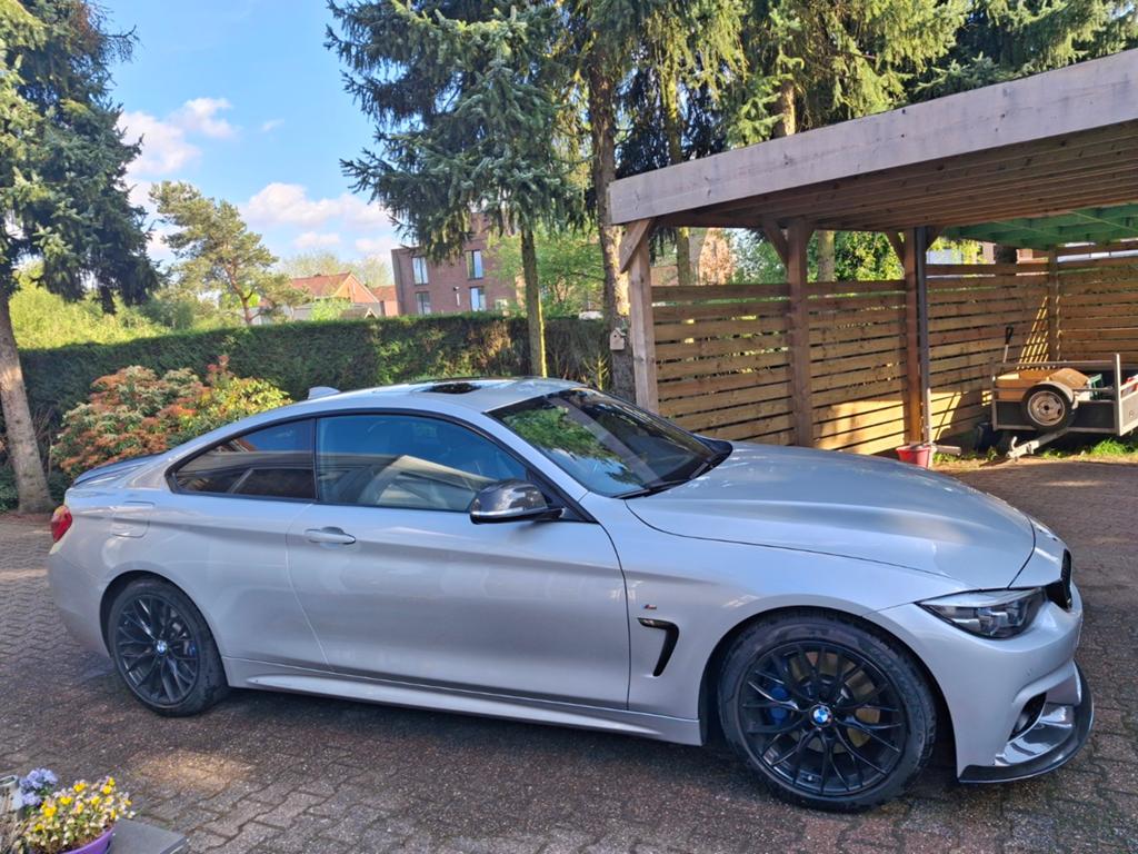 Bmw 420d coupe, Auto's, Automaat, Parkeercamera, Zwart, Diesel