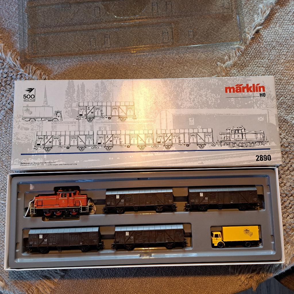 Marklin H0 2890 Treinset Duitse Bundespost “500 Jarhre post”, Hobby en Vrije tijd, Ophalen, Wisselstroom, Treinset, Zo goed als nieuw
