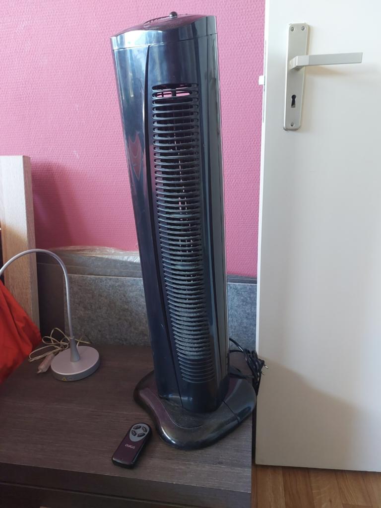 Ventilator kolom, Ophalen