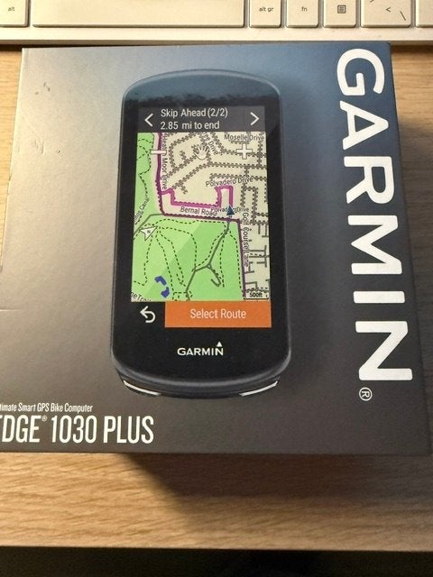 Fietscomputer Garmin 1030 plus. In prima staat., Ophalen of Verzenden, Zo goed als nieuw