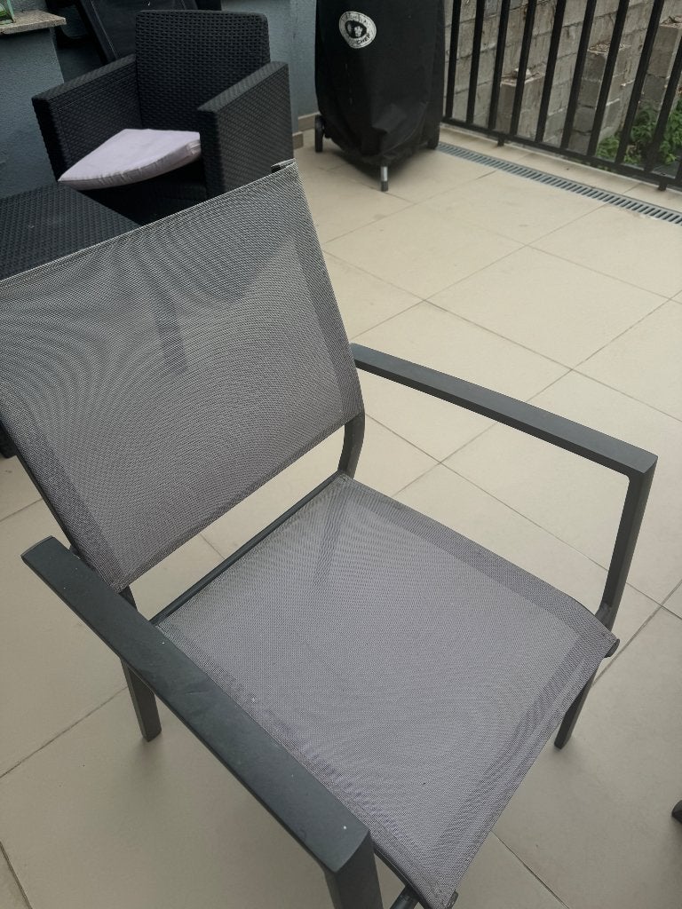 Vinci tuintafel, Ophalen, Gebruikt, Rechthoekig, Aluminium