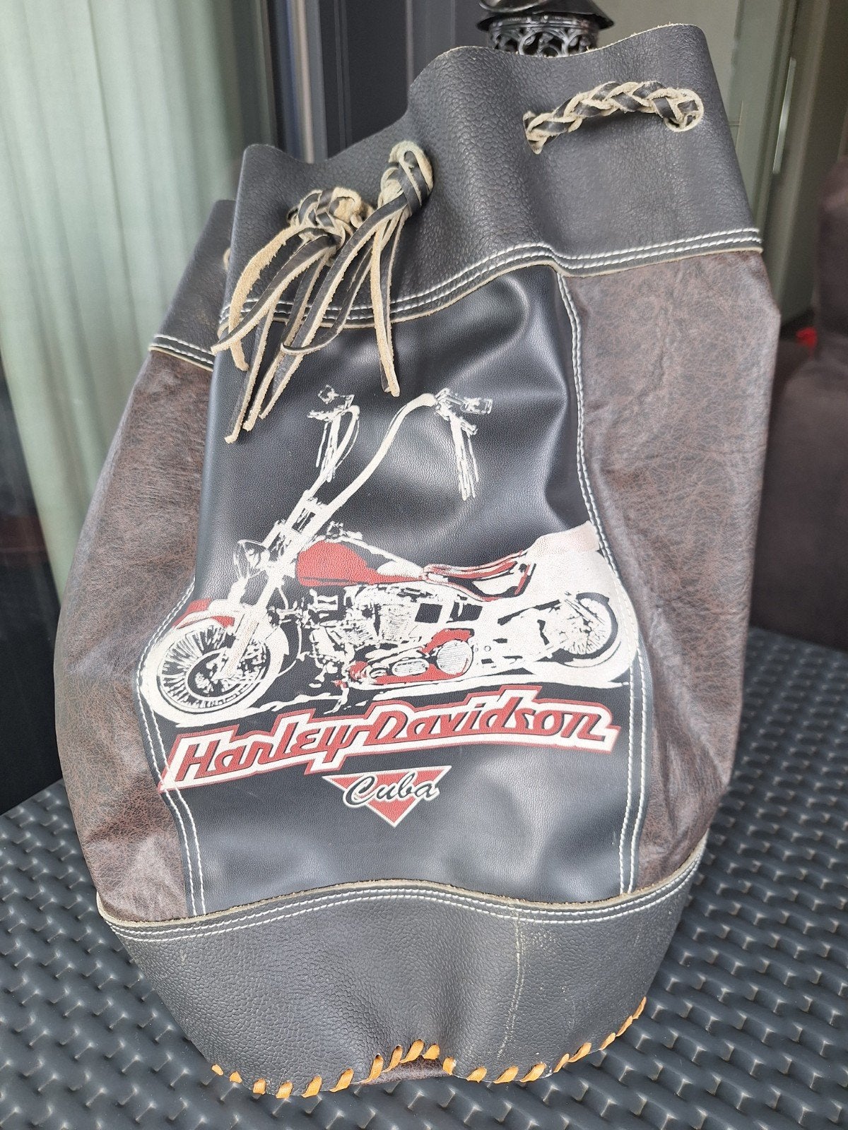 harley Davidson rugzak Leder, Ophalen of Verzenden